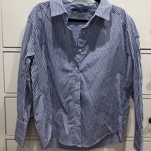 Zara striped blouse